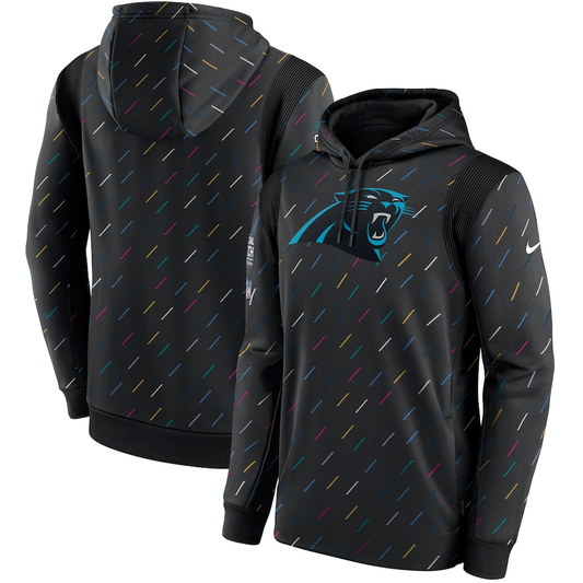 Men's Carolina Panthers NFL 2021 Salute to Service Hoodie1 Black