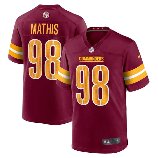 Phidarian Mathis Washington Commanders Nike   Game Jersey - Burgundy