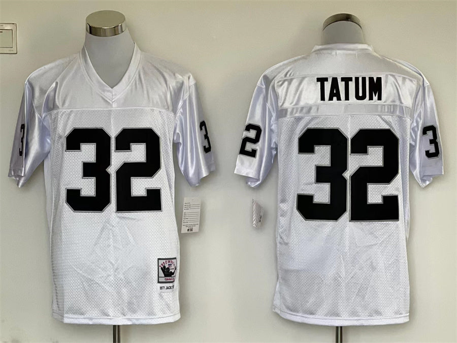 Men's Oakland Raiders Jack Tatum  White Legacy Replica Jersey1