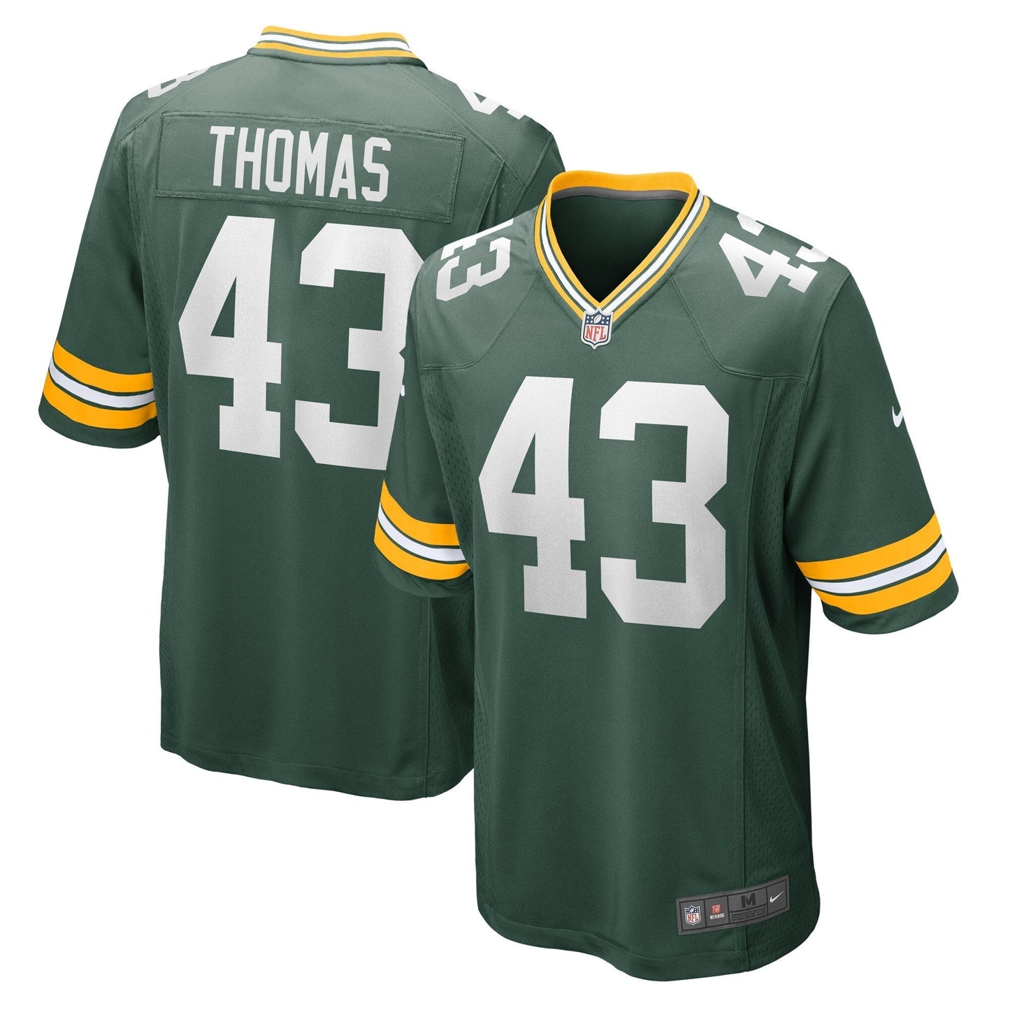 Kiondre Thomas Green Bay Packers Nike Game   Jersey - Green