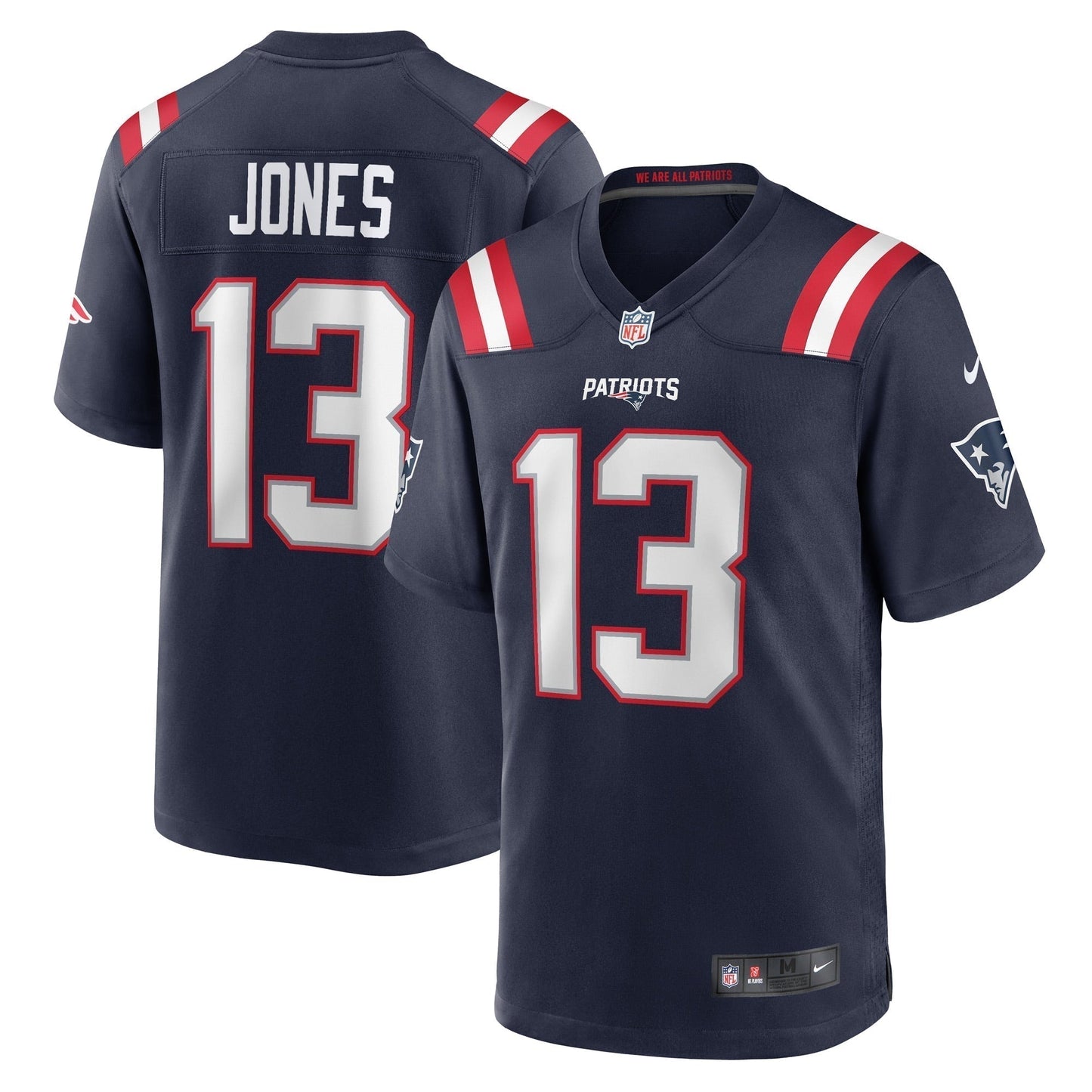 Jack Jones New England Patriots Nike Game   Jersey - Navy