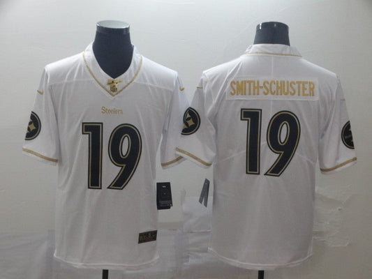 Men's Pittsburgh Steelers JuJu Smith-Schuster #19 White Alternate Game Jersey1