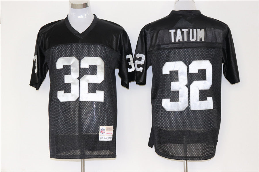 Men's Oakland Raiders Jack Tatum  Black Legacy Replica Jersey1