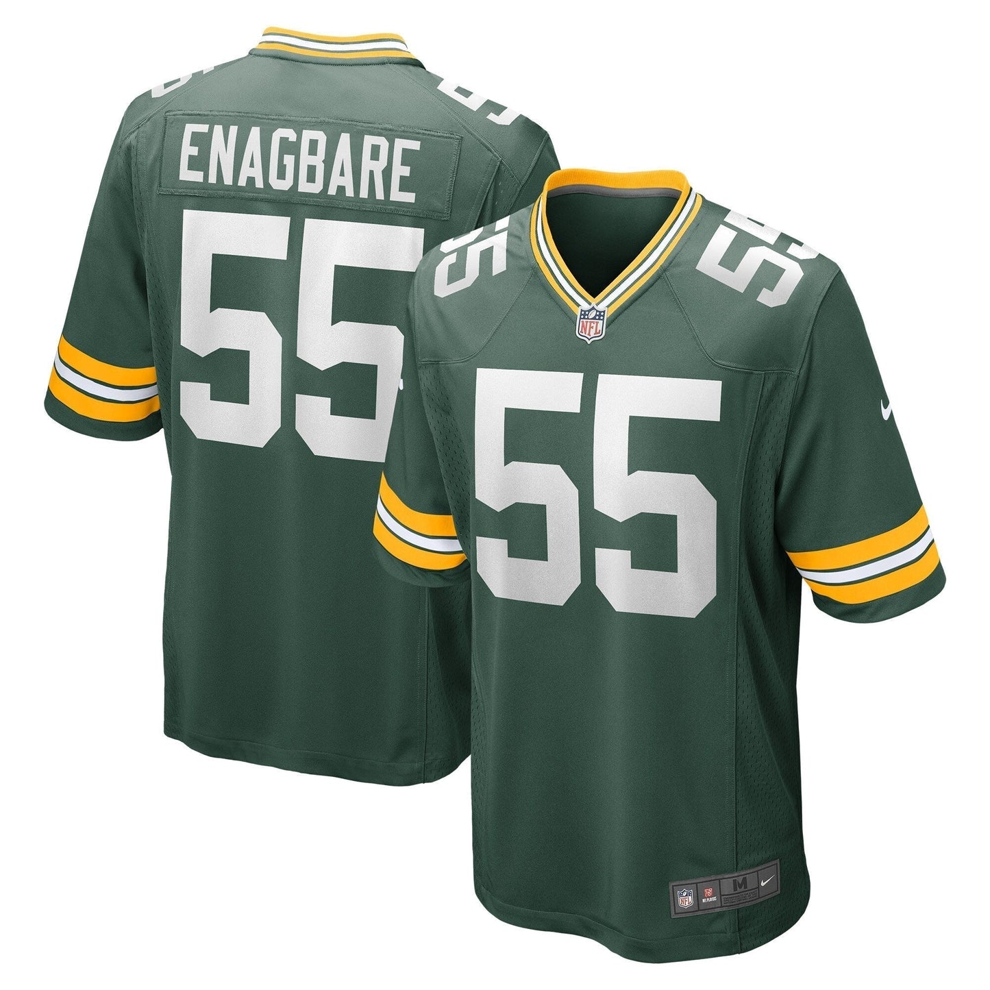Kingsley Enagbare Green Bay Packers Nike Game   Jersey - Green