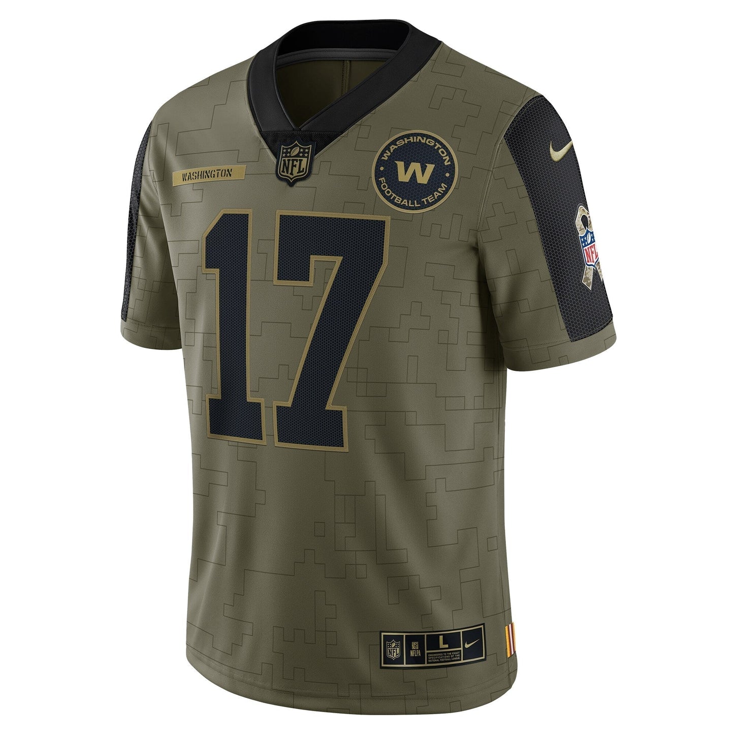 Terry McLaurin Washington Football Team Nike Salute To Service Limited   Jersey - Olive
