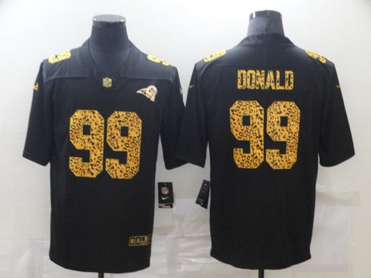 Men's Los Angeles Rams #99 Aaron Donald Black Alternate Game Jersey1