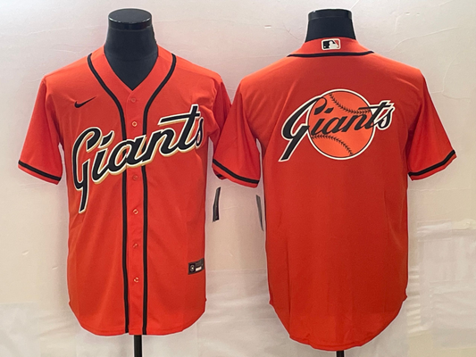 Men's San Francisco Giants Orange Replica Team Jersey1